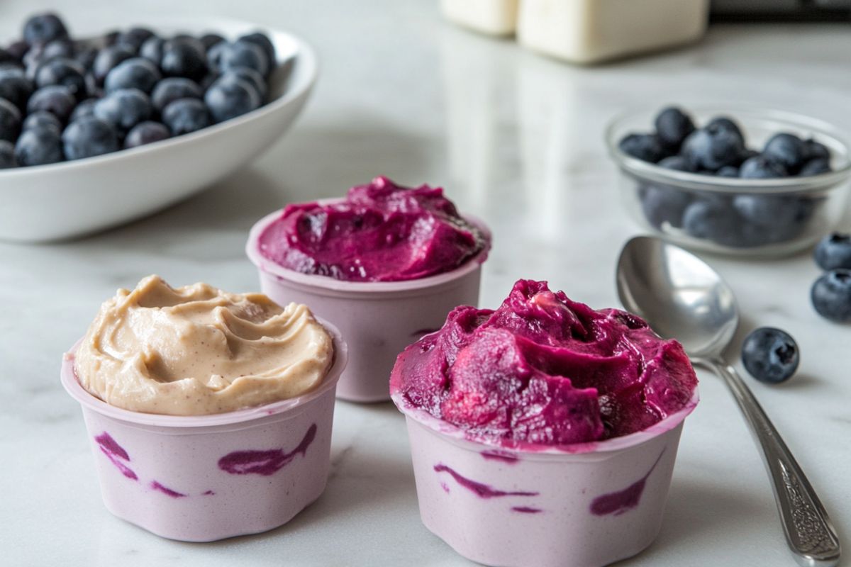 Peanut Butter and Yogurt Frozen Dog Treats
